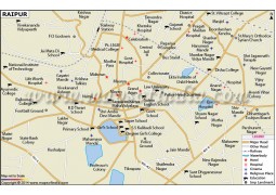 Raipur City Map