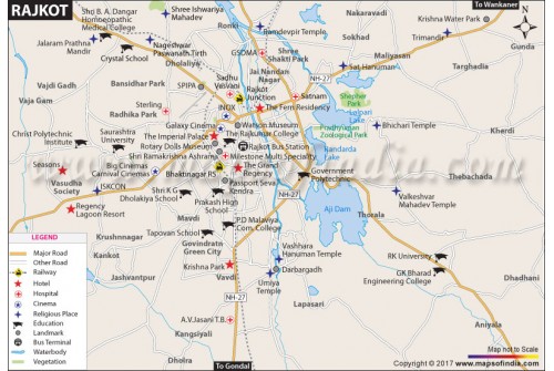 Rajkot City Map