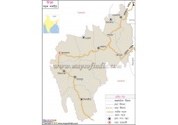 Tripura Road Map in Bengali Language
