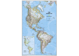 Americas Classic, laminated by National Geographic Maps