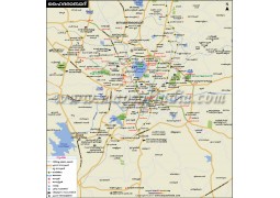 Hyderabad City Map Malayalam