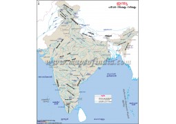 India Hill Ranges Map Malayalam