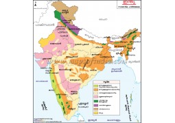India Natural Vegetation Map Malayalam