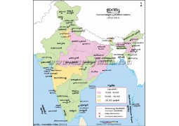 India Per Capital Income 2012-2013 Map Malayalam