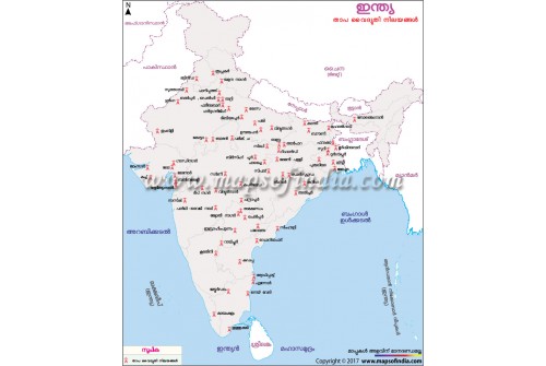 India Thermal Power Map Malayalam