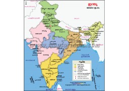 India Zone Map Malayalam
