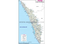 Kerala Dams Reservoir Map Malayalam