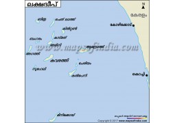 Lakshadweep Map Malayalam