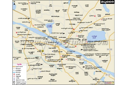 Madurai City Map Malayalam