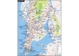Mumbai City Map Malayalam
