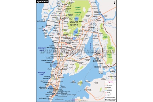 Mumbai City Map Malayalam