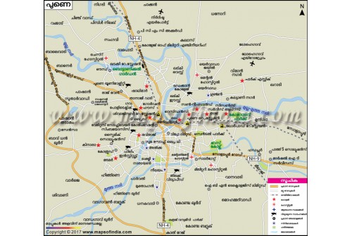 Pune City Map Malayalam