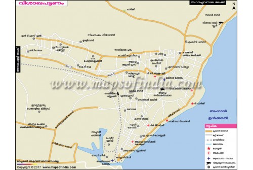 Vishakhapatnam City Map Malayalam